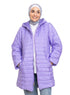 Lilac Long Double Face Jacket - Khotwh